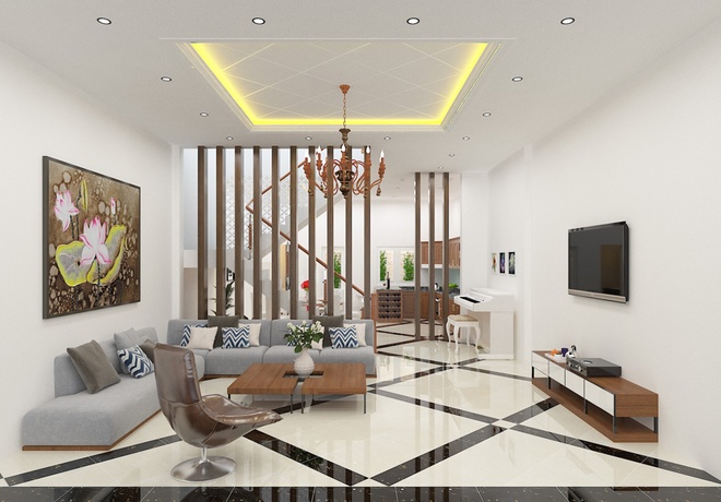 Cho thuê nhà riêng phố Phúc Hoa, diện tích: 60m2, hoàn thiện hiện đại - Full đồ nội thất